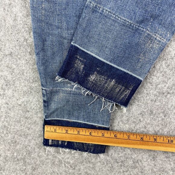 Dear John Joyrich Comfort Skinny Jeans Womens 26 Metallic Medium Wash Stretch - Picture 10 of 16
